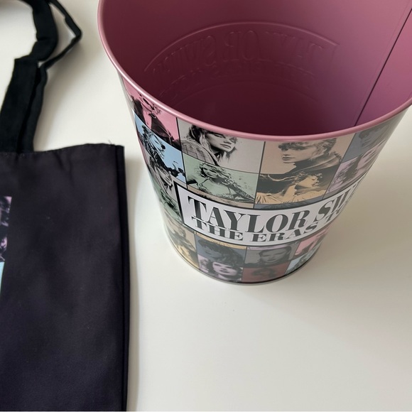 Taylor Swift Bucket + Cup - Eras Tour Movie Merch Exclusive AMC Movie Tour Merch - Picture 11 of 13